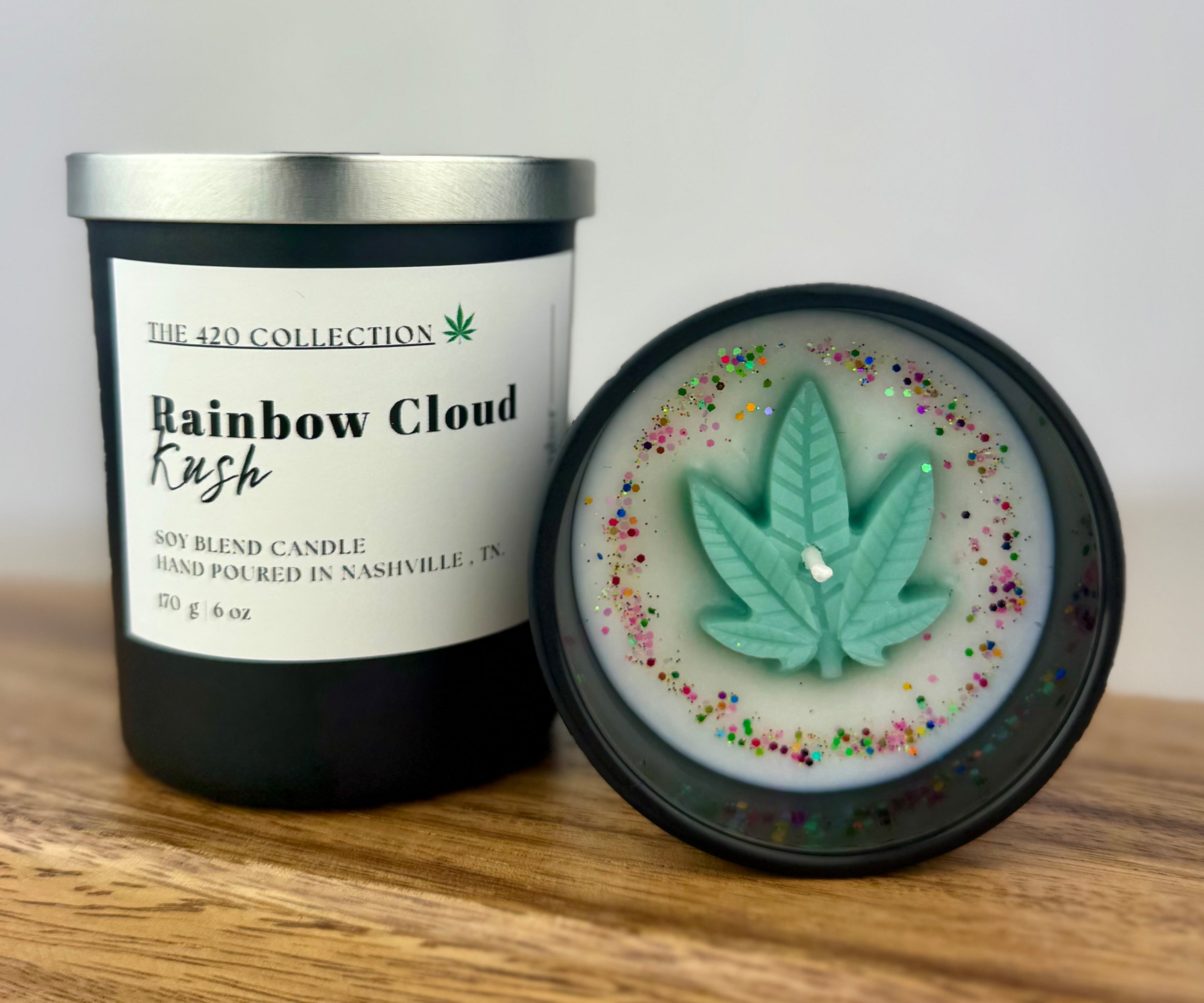 Rainbow Cloud Kush 6 oz Soy Blend Candle