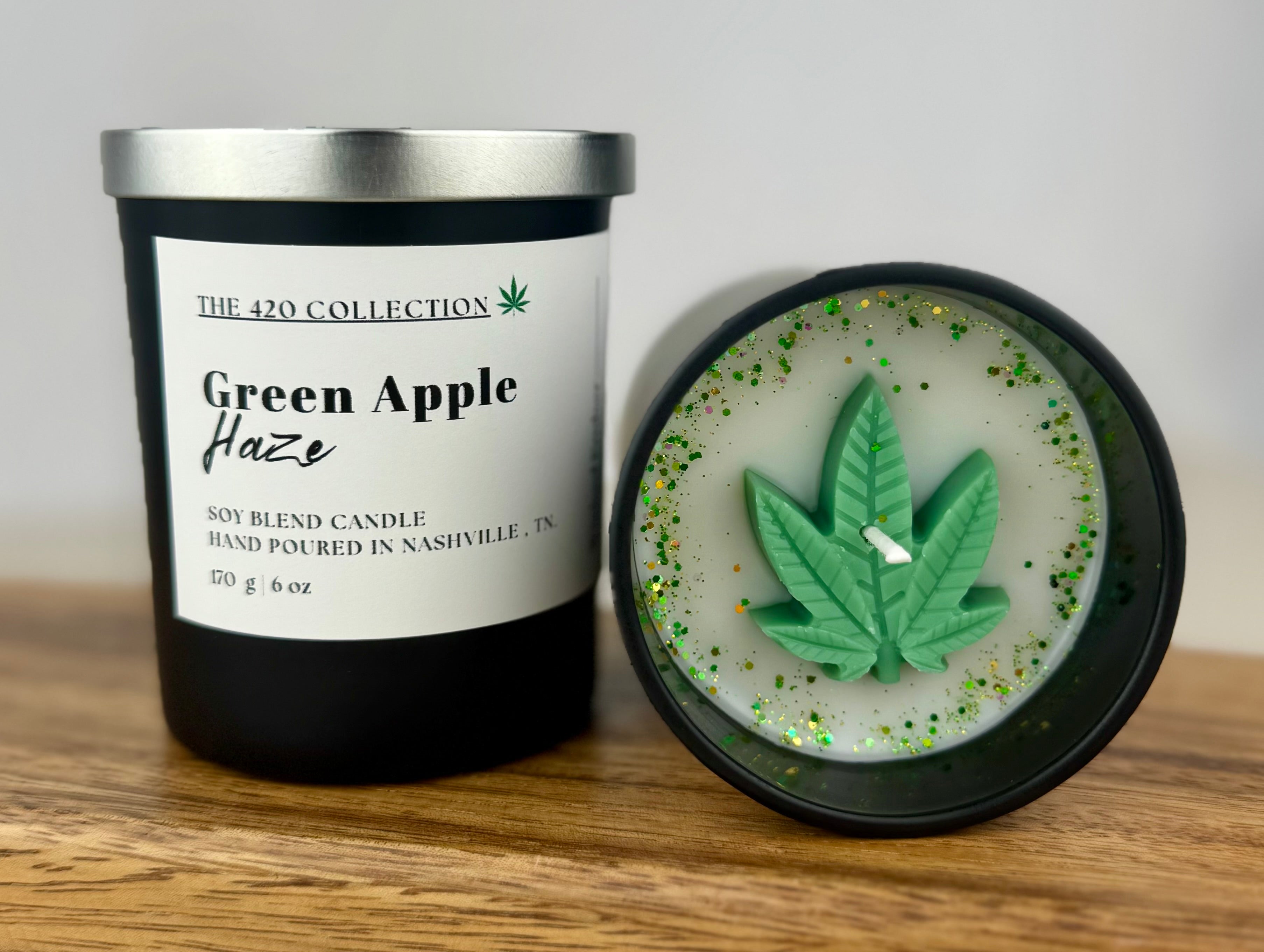 Green Apple Haze 6 oz Soy Blend Candle